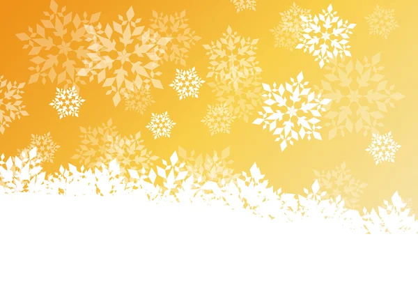Зимний фон Белые снежинки падают Рождество и Новый год — стоковый вектор
