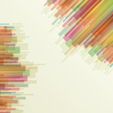 Renkli özet satırları şeffaf arka plan kavramı vektör