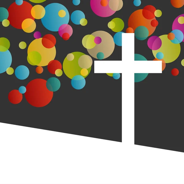 Christianity religion cross concept abstract background vector