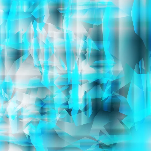 Crystal blå abstrakt bakgrund vassa fragment vektor nedanstående — Stock vektor