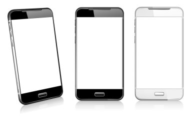 Telefon hücre akıllı cep 3d ve 2d