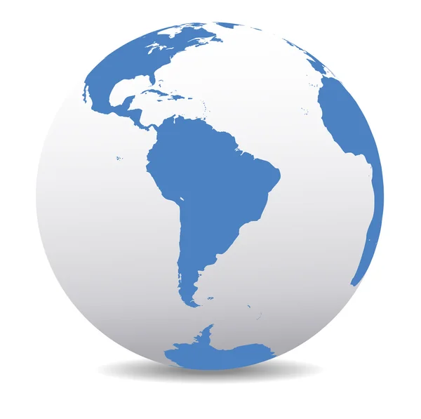 Güney Amerika küresel dünya