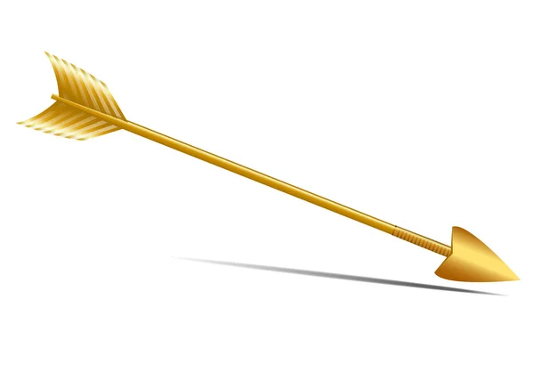 Золотая стрела — стоковый вектор