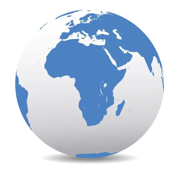 Африка - глобальный мир — стоковый вектор