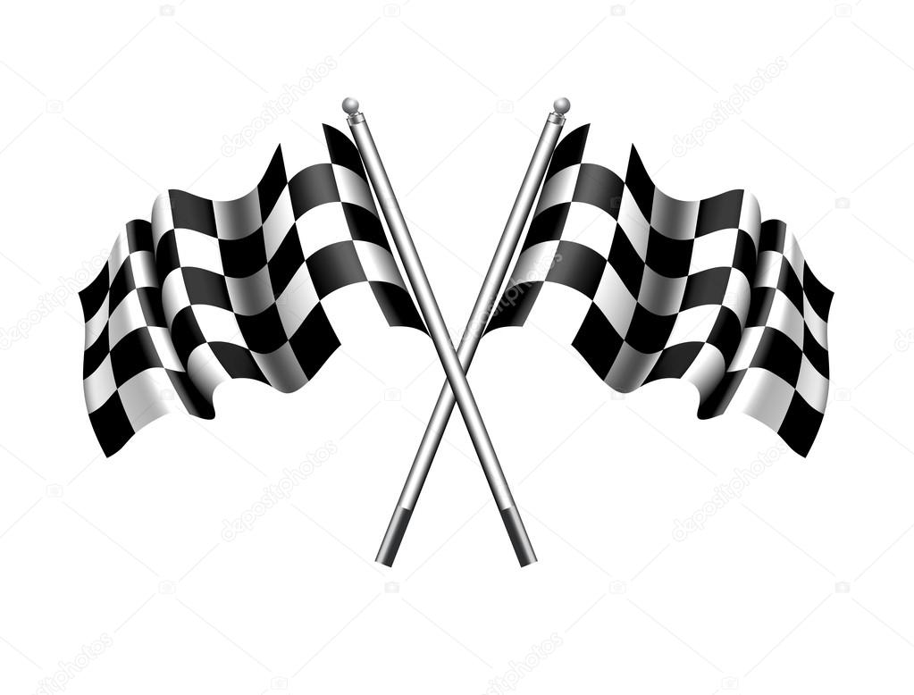 Checkered Chequered Flag - Motor Racing