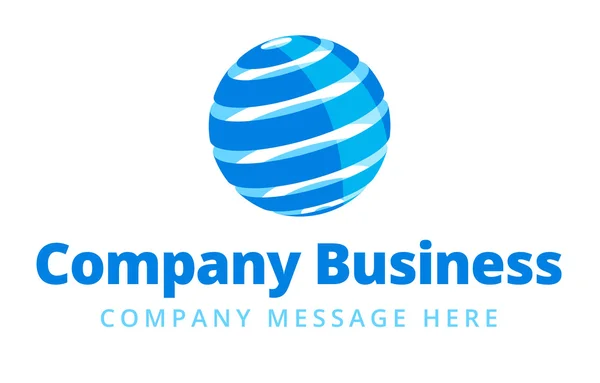 Globalt företag Business Logo Symbol — Stock vektor
