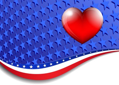 Amerikan, Stars and Stripes arka plan