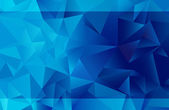 Картина, постер, плакат, фотообои "abstract blue triangle background", артикул 85703446