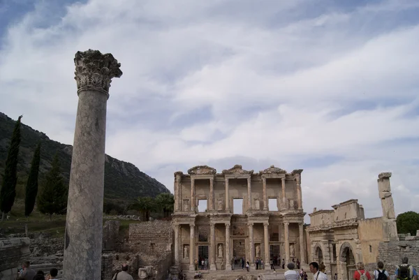 Ephesus kütüphanede — Stok fotoğraf