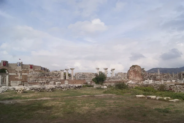 Les ruines de l'église en Turquie — Photo