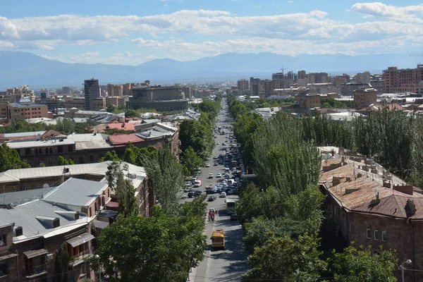 Λεωφόρος mashtoc στο Ερεβάν — Φωτογραφία Αρχείου