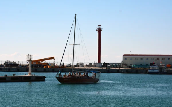 Parte del porto di Sochi, Russia — Foto Stock