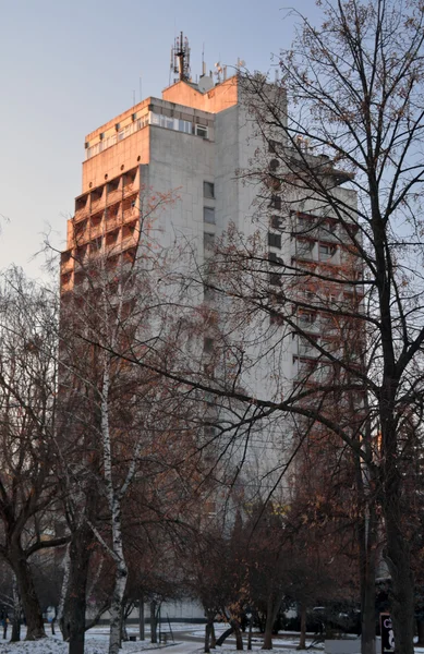 Weergave van Gradetskyi hotel in Chernihiv — Stockfoto