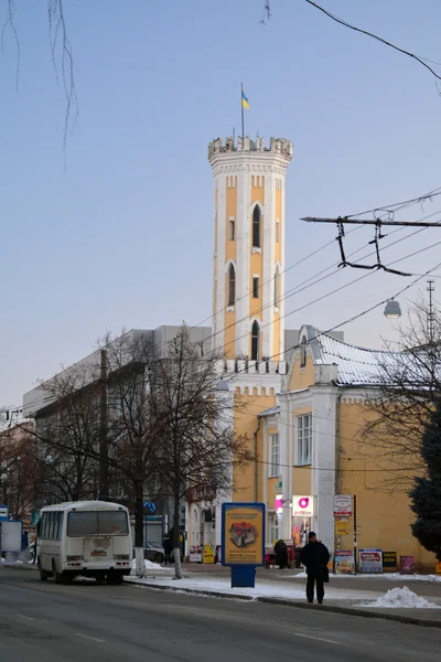 Сторожевая башня в Чернигове, Украина, на улице Мира — стоковое фото