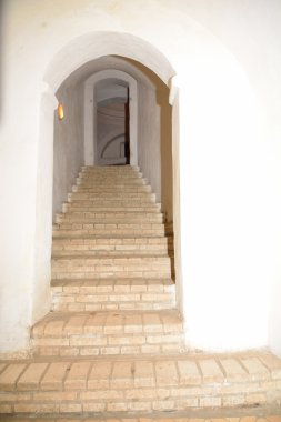 Corridor in Antoniy caves, Chernihiv, Ukrain