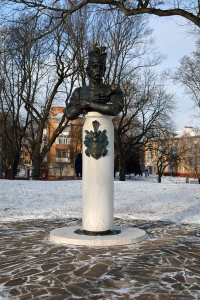 Sculpture of hetman Mazepa — Stock Photo, Image