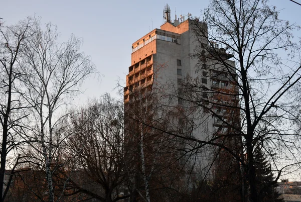 Exterior do hotel Gradetskii em Chernihiv — Fotografia de Stock