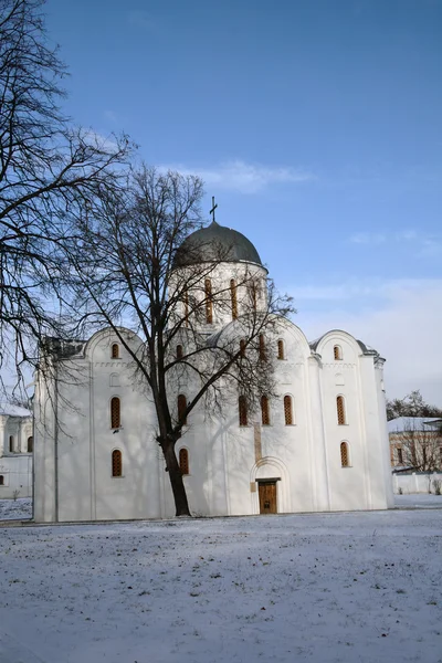 Boris and gleb cathedral in winter. Chernihiv, Ukraine — Stock Photo, Image