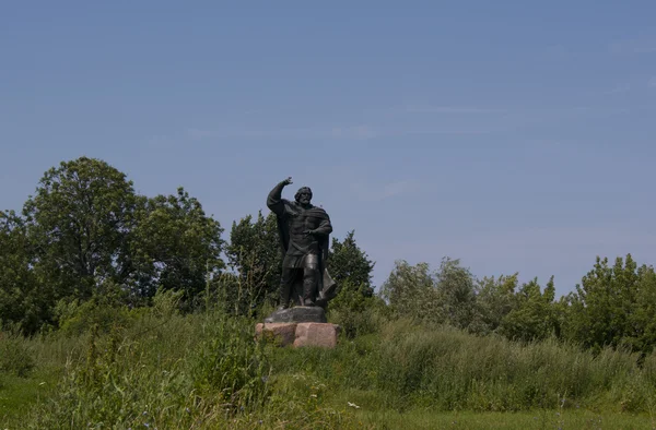 Statue de Boyan, chanteur historique — Photo