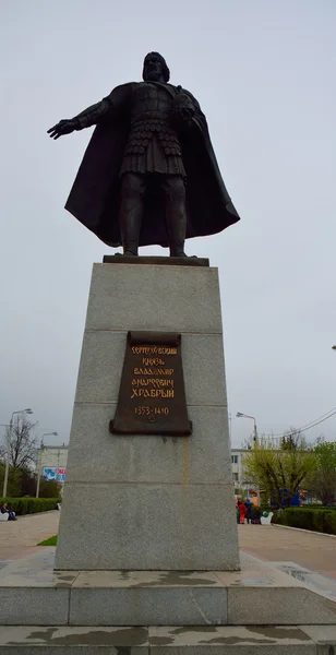 SERPUKHOV, 03.05.2015 -  Vladimir the brave monument in Serpukho — Stock Photo, Image