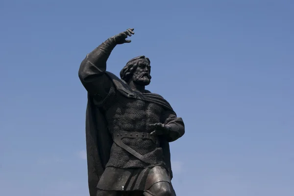 NOVGOROD-SIVERSKIY, UKRAINE, 19.07.2015 - Monument to Boyan, his — Stock Photo, Image