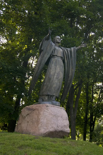 Nowogród Siverskiy, Ukraina, 19.07.2015 - pomnik Yaroslavna — Zdjęcie stockowe
