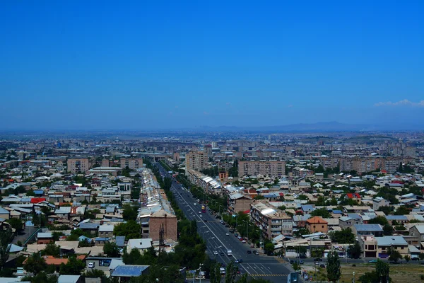 Γιερεβάν πόλη από το υψόμετρο — Φωτογραφία Αρχείου