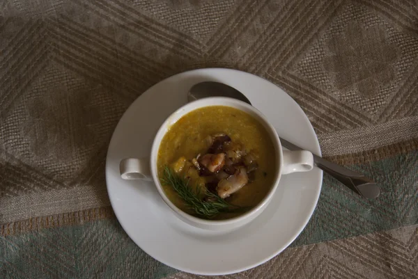 Hot vegetable soup — Stock Photo, Image