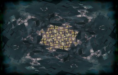 simetrik geometrik grunge arka plan