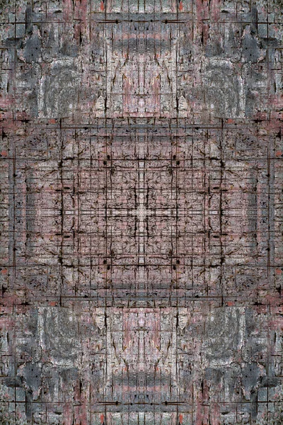 Συμμετρική γεωμετρικά grunge φόντο — Φωτογραφία Αρχείου