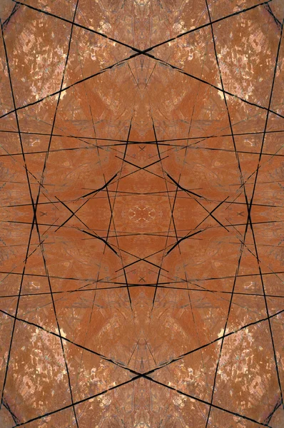 Fondo grunge geométrico simétrico — Foto de Stock