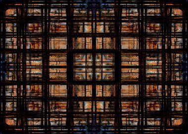 simetrik geometrik grunge arka plan