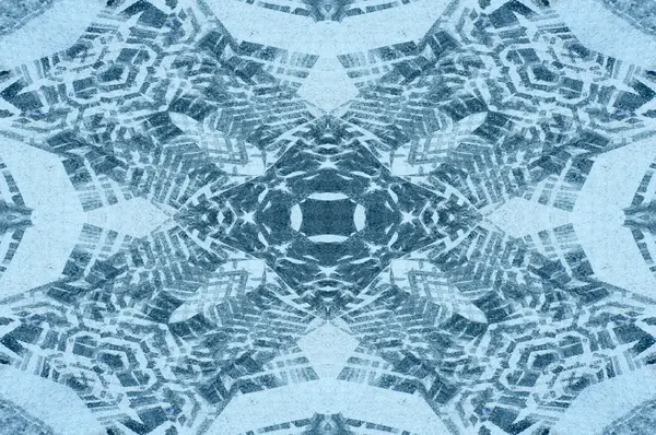 Symmetrischer geometrischer Grunge-Hintergrund — Stockfoto