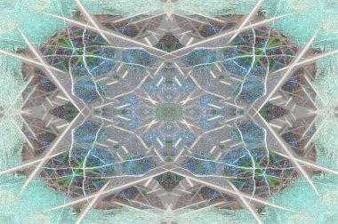 Renkli simetrik duvar arka plan