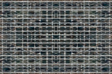 eski yıpranmış alçı duvar boya ile