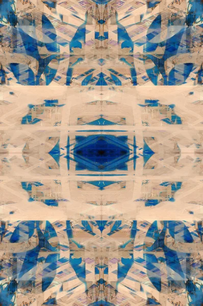 Grunge symmetrischer Wandhintergrund — Stockfoto