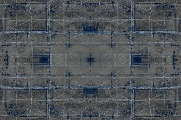 Symétrique géométrique fond grunge — Photo