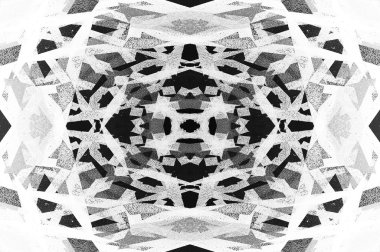 Siyah beyaz monokrom eski grunge vintage eskimiş arka plan soyut antika desenli retro model