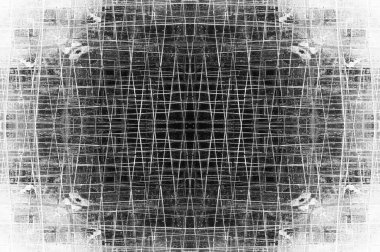 Siyah beyaz monokrom eski grunge vintage eskimiş arka plan soyut antika desenli retro model