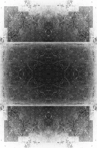 Vieux Grunge Monochrome Noir Blanc Vintage Fond Altéré Texture Antique — Photo