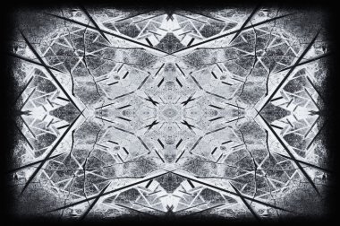 Siyah beyaz monokrom eski grunge vintage eskimiş arka plan soyut antika desenli retro model