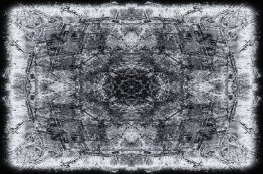 Siyah beyaz monokrom eski grunge vintage eskimiş arka plan soyut antika desenli retro model