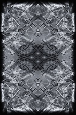 Siyah beyaz monokrom eski grunge vintage eskimiş arka plan soyut antika desenli retro model