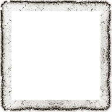 Çizik ve suluboya efektlerle siyah beyaz desenli Grunge çerçeve. Resim veya reklam metni için ortadaki alanı kopyala.   