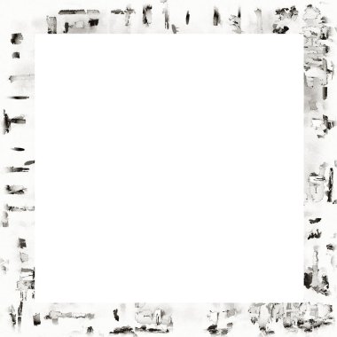 Kirli grunge suluboya damlayan siyah beyaz duvar iskeleti. Resim veya reklam metni için ortadaki boşluk.   