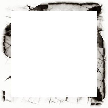 Kirli grunge suluboya damlayan siyah beyaz duvar iskeleti. Resim veya reklam metni için ortadaki boşluk.   