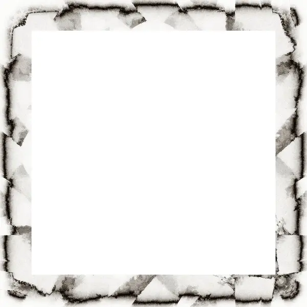 Grunge Frame Black White Texture Copy Space Middle Image Advertisement — Stock Photo, Image