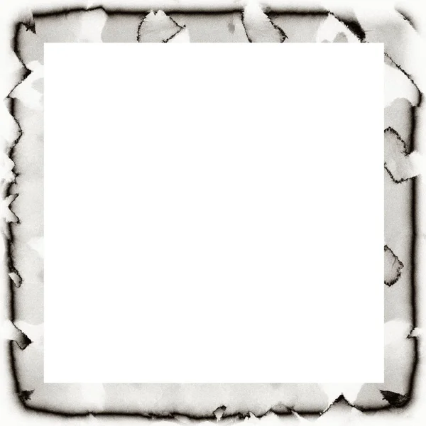 Brudny Grunge Akwarela Tekstury Czarno Białe Ściany Ramki Puste Miejsce — Zdjęcie stockowe