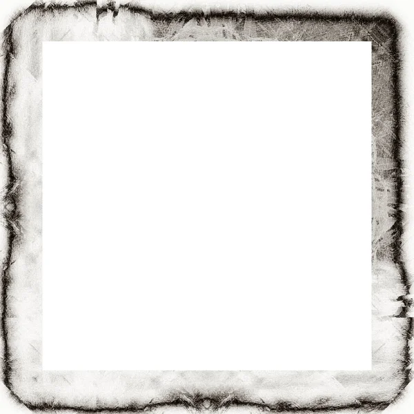 Moldura Grunge Textura Preta Branca Copiar Espaço Meio Para Texto — Fotografia de Stock