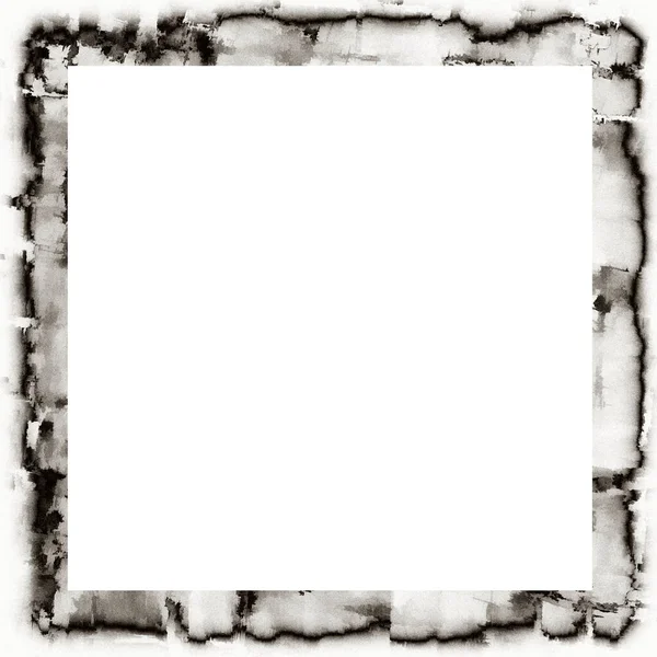 Grunge Bagunçado Pingando Textura Aquarela Quadro Parede Preto Branco Espaço — Fotografia de Stock